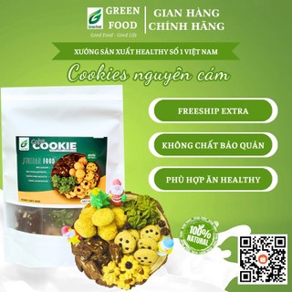 Bánh 𝐂𝐎𝐎𝐊𝐈𝐄𝐒 nguyên cám GreenFood, Bánh ăn kiêng giảm cân dành cho người giảm cân, tiểu đường
