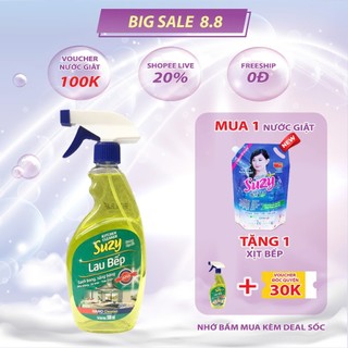Nước lau bếp ĐA NĂNG SUZY 500ML32 - thành phần HỮU CƠ, chất lượng NHẬT BẢN