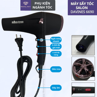 Máy sấy tóc chuyên dụng salon Davines 6690