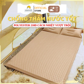 Đệm hơi dã ngoại tự bơm gấp gọn chống thấm nước và cách nhiệt, nệm hơi văn phòng tự phồng tiện lợi