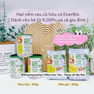 (Date: 3-5/2026) Hạt nêm rau củ hữu cơ Enerbio - 290g