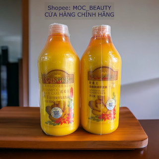 Cặp dầu gội/xả gừng 800ml - 800g/chai