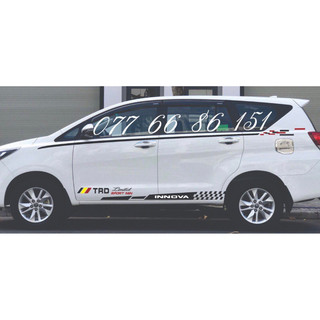 Tem dán sườn xe innova