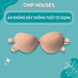 Áo ngực không dây chống tuột nâng ngực, áo cup ngực đúc su có gọng nâng ngực gợi cảm an755