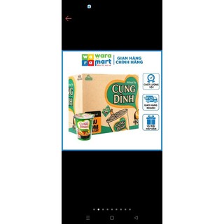 Thùng mỳ ly cung đình lẩu tôm chua cay