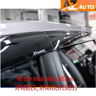 [Mã LIFEAU giảm 10% đơn 200k] Vè Che Mưa Mitsubishi xpander 2018-2024, Xpander Cross Nhựa ABS Đen