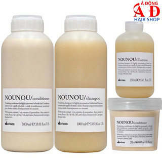 BỘ DẦU GỘI XẢ HẤP Ủ DAVINES NOUNOU SIÊU MỀM MƯỢT CHO TÓC KHÔ XƠ HƯ TỔN KHÔNG SULFATE