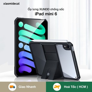 Ốp lưng XUNDD iPad mini 6 chống trầy, viền TPU chống sốc, mặt lưng chân đế
