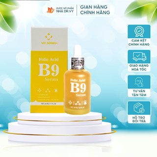 [Chính Hãng] Serum B9 Vic Derma Folic Acid Phục Hồi Trẻ Hóa Vicderma, Căng bóng da (50ml)