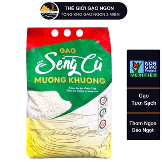 Gạo Séng Cù Mường Khương trắng túi 5Kg - Gạo cực dẻo và ngon, thơm tự nhiên - Giá Sỉ, Date mới