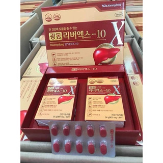 Bổ gan Kwangdong LiverX 10 hộp 120 viên Hàn Quốc