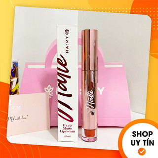 Son happy matte lipcream siêu lì kháng nước không trôi - son kem lâu trôi siêu lì hapy