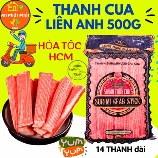   Hỏa Tốc HCM  THANH CUA Liên Anh Yosa chuẩn vị surimi 250-500g. Thơm ngon đậm vị hợp cuốn gymbap cuộn cơm AnPhátPhát 