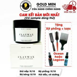  Sáp vuốt tóc Rusty Lab Clay Wax siêu giữ nếp + Tặng quà 