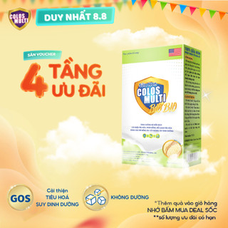 Colosmulti BioBio tăng cường, bảo vệ hệ tiêu hóa, bổ sung lợi khuẩn (hộp 20 gói x 3g)