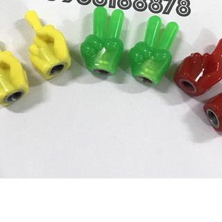 <Giá 1 Đôi> Ốc Van Vòi Gắn Chân Van Xe Máy Hình Ngón Tay Chống Xì Hơi!