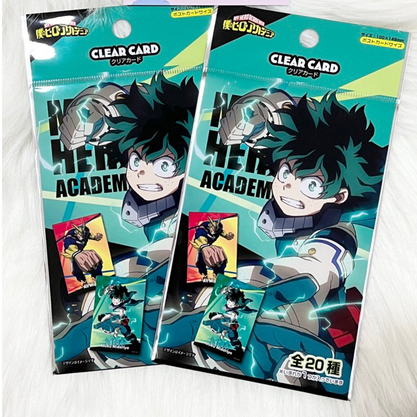 [Có sẵn] My Hero Academia MHA gói thẻ clear card ngẫu nhiên cỡ lớn