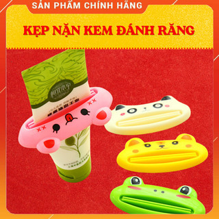 Kẹp nặn kem đánh răng miệng thú tiện dụng đáng yêu