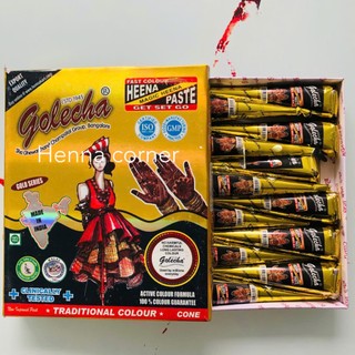 SỈ MỰC VẼ (MỰC XĂM) HENNA ĐEN FULL BOX 12 Tuýp ẤN ĐỘ DATE MỚI