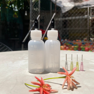 SET 2 Bình Đựng Mực Xăm, Mực vẽ Henna KÈM 4 Đầu Kim