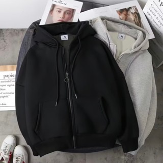 Áo Khoác Hoodie Zip Lót Lông Cừu Cực Dày Dặn - Áo Khoác Nỉ Bông Cao Cấp Form Dáng Basic Cho Nam Nữ