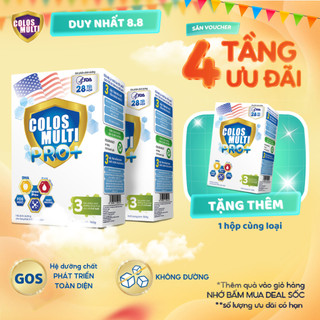 MUA 2 TẶNG 1 hộp Sữa non Colosmulti Pro+ 3 tăng cường hấp thu, phát triển toàn diện