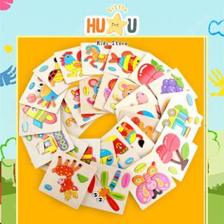 Bảng ghép tranh cho trẻ từ 1 đên 4 tuổi - đồ chơi gỗ