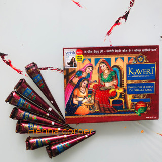 [DATE MỚI] HENNA KAVERI - MỰC VẼ (MỰC XĂM) Ấn Độ - Màu Nâu truyền thống
