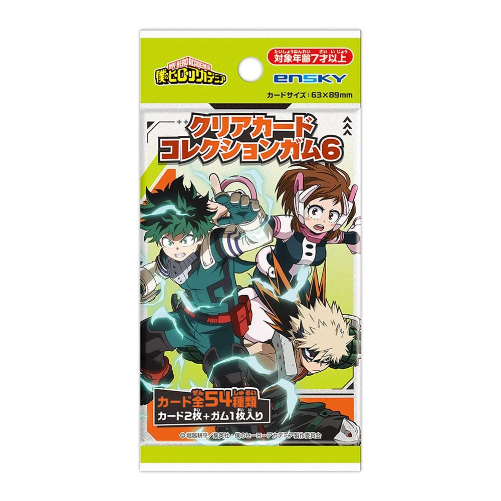 [Có sẵn] My Hero Academia MHA Pack thẻ nhân phẩm Clear Card Collection vol 6