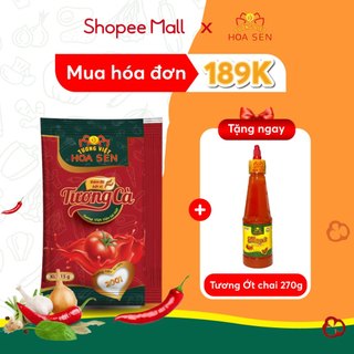 Tương cà tương việt hoa sen gói nhỏ 15g tiện lợi 100 gói/vỉ - thơm ngon tròn vị