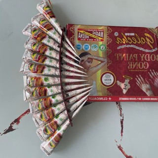 WHITE HENNA GOLECHA TRẮNG - MỰC TRANG TRÍ CƠ THỂ - KHÔNG LƯU MÀU