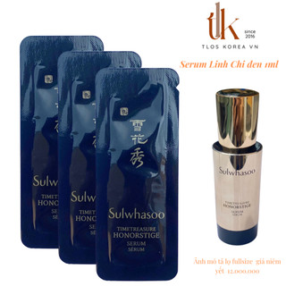 Date 11/2026-Serum Sâm Đen Quý Hiếm - SulwhasooTimetreasure Honorstige Serum 1ml Trẻ Hóa 10 Năm Tuổi