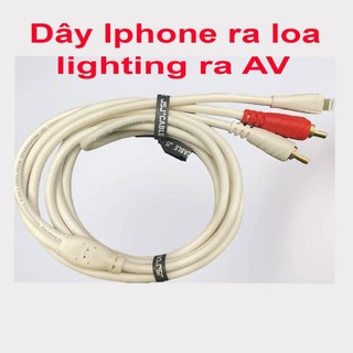 Dây cáp âm thanh từ iphon ra loa / cáp lighting ra av 1.8m, 3m, 5m, 10m