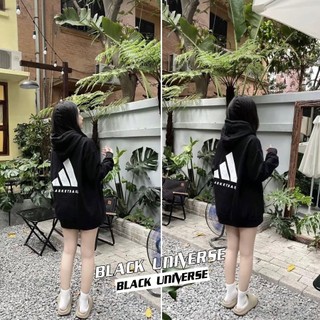 Áo Hoodie BA SỌC ASKETBALL BLACK UNIVERSE chất liệu cotton 100% cao cấp