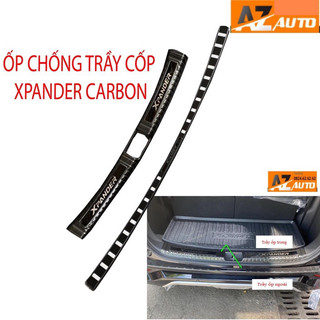 Ốp Chống Trầy Cốp Xe Xpander 2018 -2024 Mẫu Carbon - hàng cao cấp