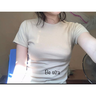 ÁO THUN BABYTEE TRƠN FORM BODY 40~50kg )