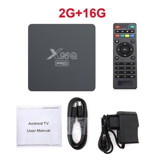 Android TV Box, X96q pro Ram 2GB- Rom 16Gb android 10.