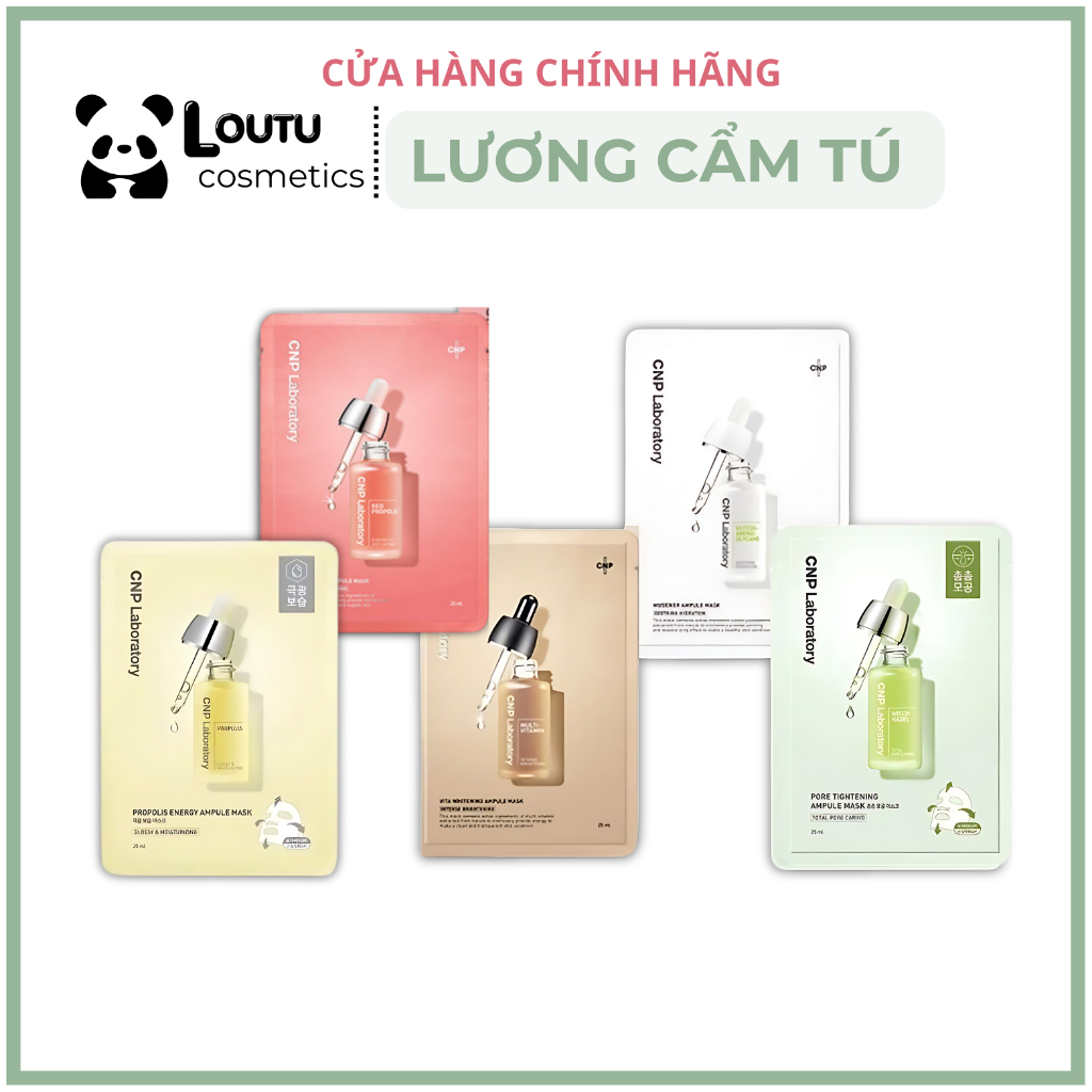 [𝐀𝐔𝐓𝐇𝐄𝐍𝐓𝐈𝐂-Loutu] Mặt Nạ Giấy CNP Laboratory Ampule Mask
