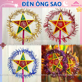 Đèn ông sao truyền thống trang trí trung thu, lồng đèn ngôi sao trang trí, biểu diễn, trưng bày trung thu