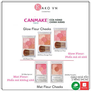 Phấn Má hồng Canmake Mat Fleur - Glow Fleur Cheeks
