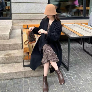 (moclanclothing -order) áo dạ dáng dài có Trần bông chất dày dặn