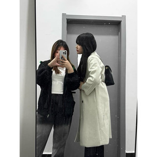 (moclanclothing -order) áo dạ dáng dài có Trần bông chất dày dặn