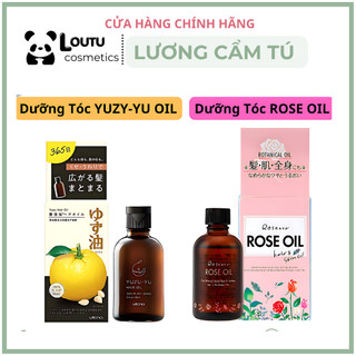 Botanical Rose Oil Nhật Bản/ Yuzu-yu Hair Oil dầu dưỡng cho tóc và body 60ml