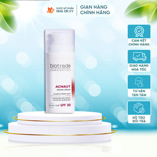 Kem Dưỡng Chống Nắng, Giảm Thâm, Tái Tạo Sau Mụn Biotrade Acnaut Repair Cream 30mả
