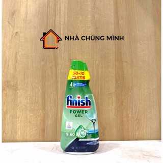 Gel rửa chén bát Finish hữu cơ Eco 0% 900ml an toàn, lành tính cho máy rửa chén bát
