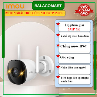  Camera Imou ngoài trời F52FP 5MP Có màu ban đêm 