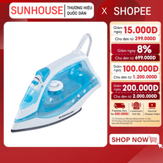 BÀN ỦI HƠI NƯỚC SUNHOUSE SHD2065 - Truyền nhiệt nhanh, chống cháy nổ