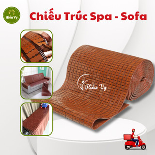 Chiếu trúc không viền trải ghế sofa, giường spa, giường gội, ghế sofa, giường tầng