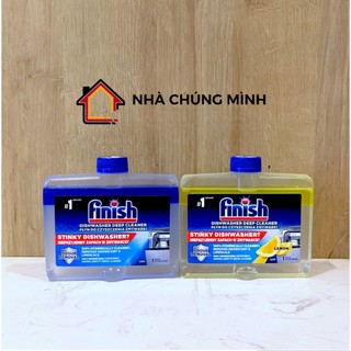 Dung dịch tẩy rửa vệ sinh máy rửa chén bát Finish Dishwasher Deep Cleaner chai 250ml