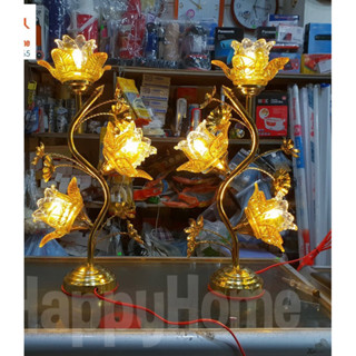    SẴN - Gi Loại 1  ĐÈN THỜ HOA SEN THUỶ TINH 40cm -50 cm - 60cm   Có bán lẻ 1 Chiếc  